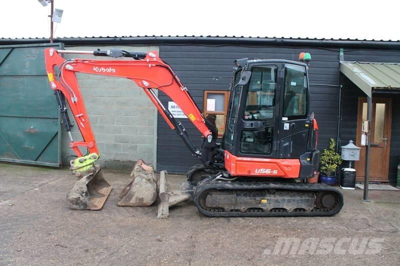 Kubota U 56-5 Mini kotrók < 7t