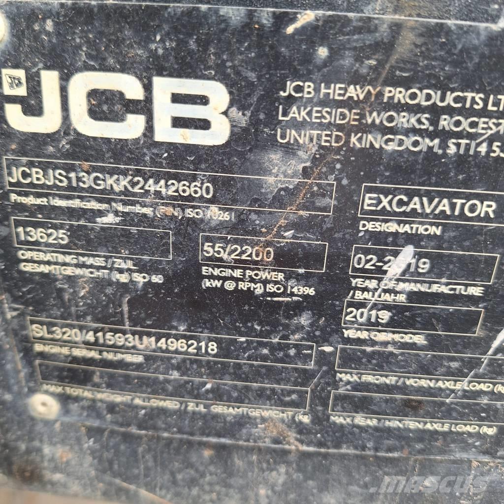 JCB JS 131 LC Lánctalpas kotrók