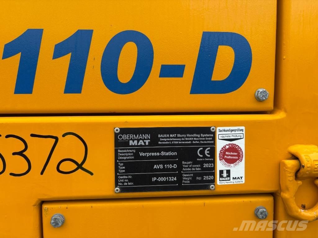 Bauer MAT AVS110-D Építőipar - Egyebek