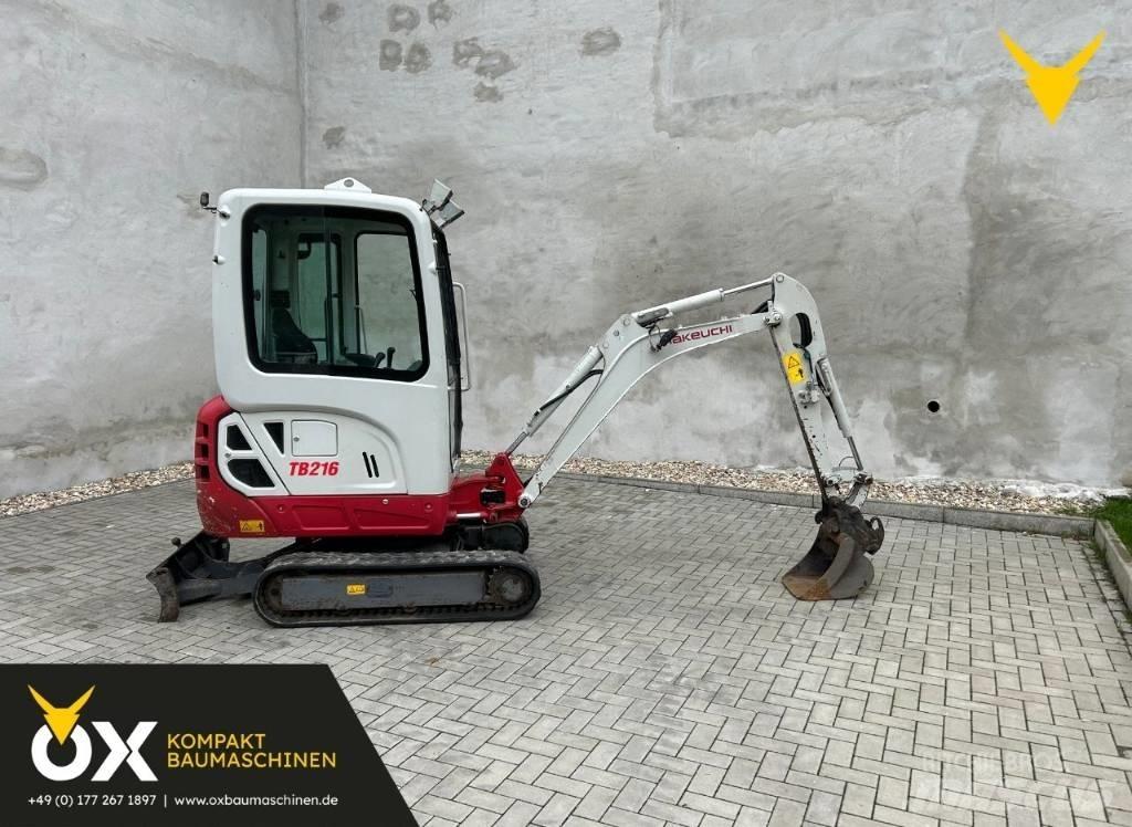Takeuchi TB 216 Mini kotrók < 7t
