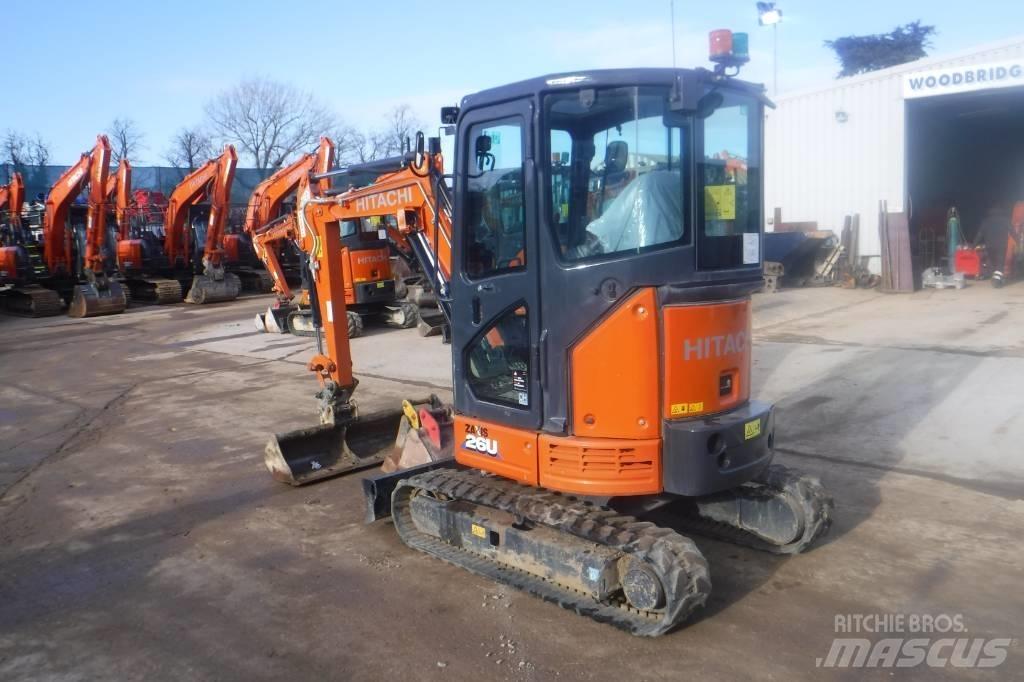 Hitachi ZX 26 U-6 Mini kotrók < 7t