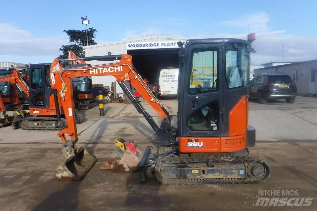 Hitachi ZX 26 U-6 Mini kotrók < 7t