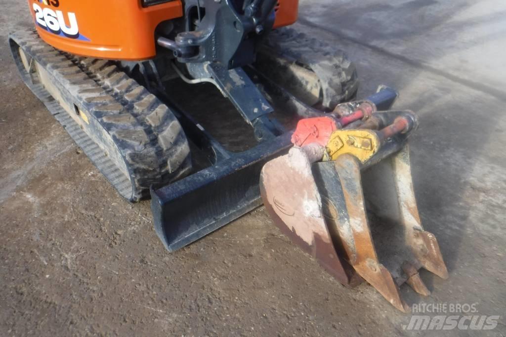 Hitachi ZX 26 U-6 Mini kotrók < 7t