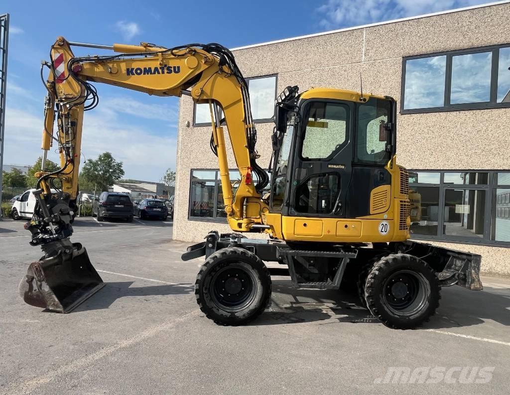 Komatsu PW98MR-10 Gumikerekes kotrók