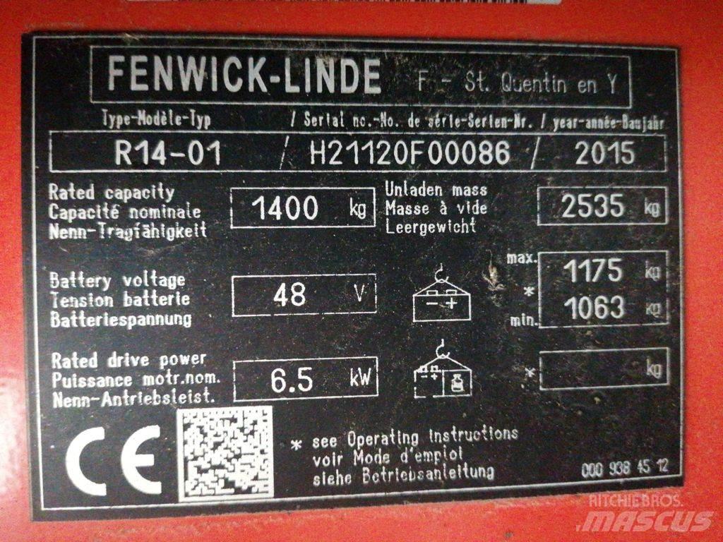 Linde R14-01 Tolóoszlopos targonca