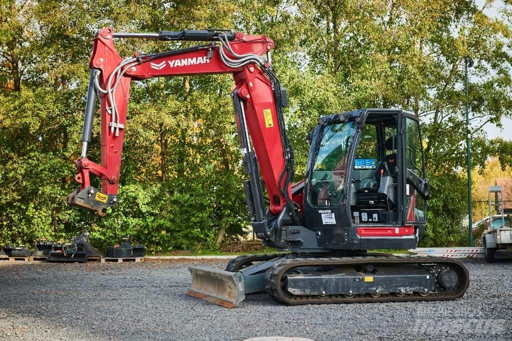 Yanmar Vio 80-2PB Mini kotrók < 7t