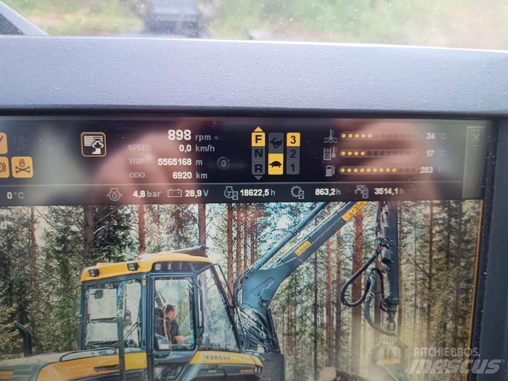 Ponsse Ergo 6W Betakarítók