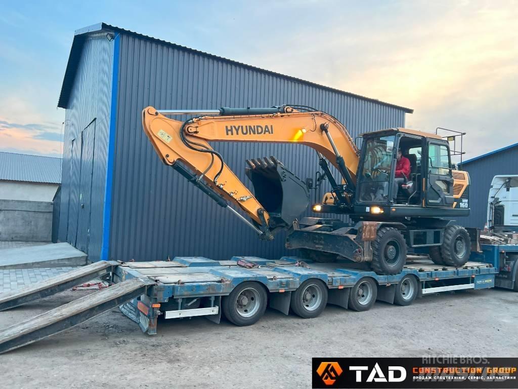 Hyundai HW 160 Gumikerekes kotrók