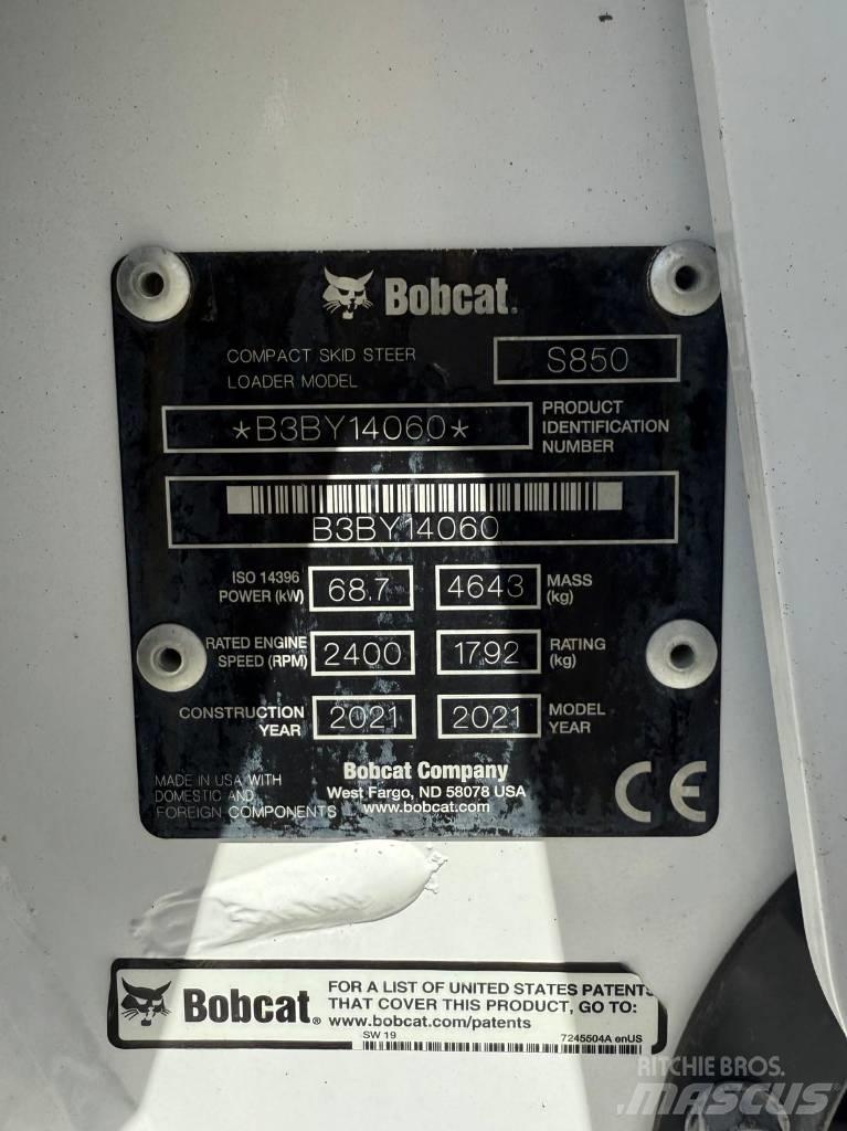 Bobcat S 850 Kompaktrakodók