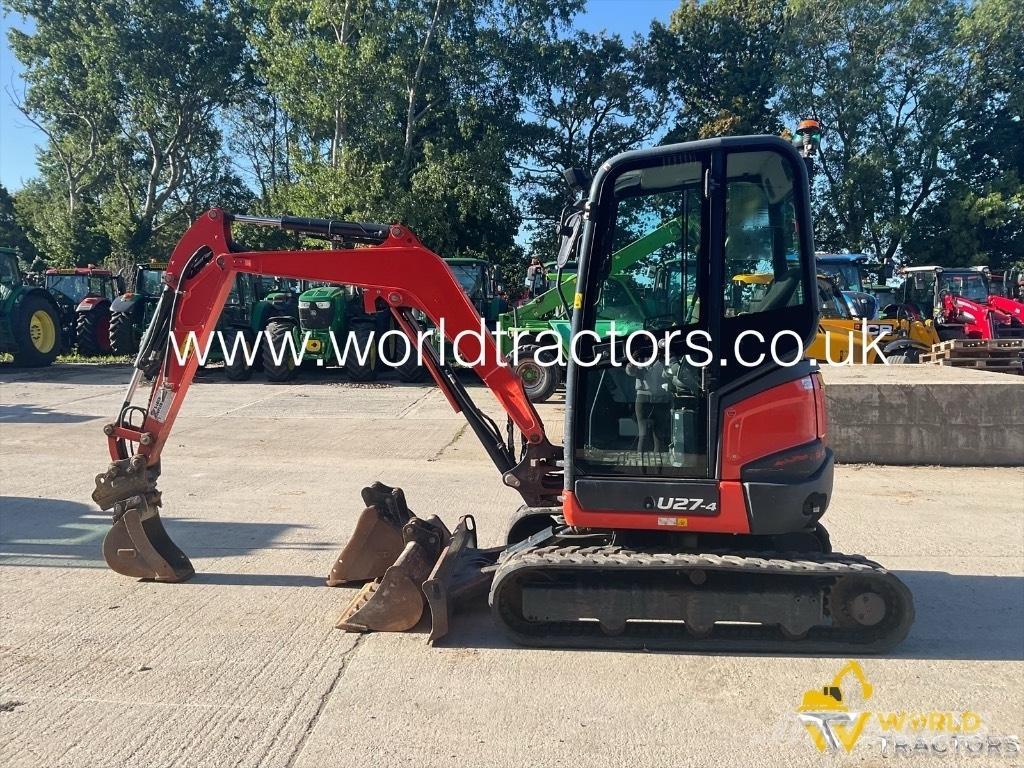 Kubota U 27-4 Mini kotrók < 7t
