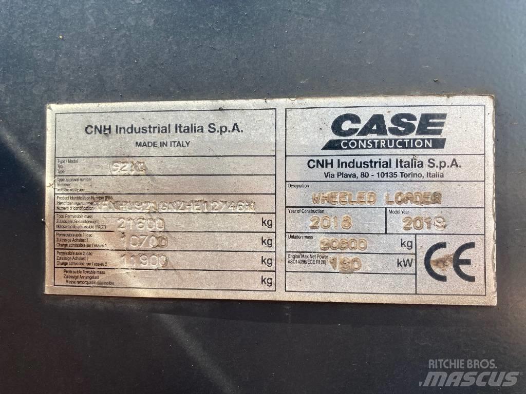 CASE 921G Gumikerekes homlokrakodók
