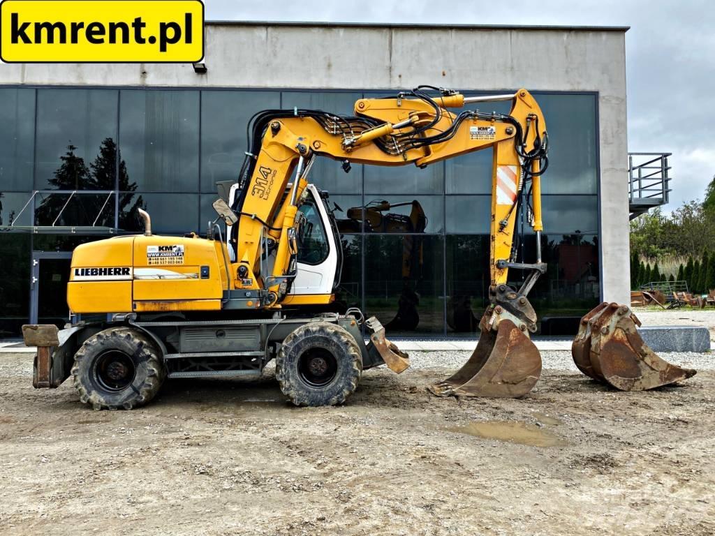 Liebherr 314 Gumikerekes kotrók