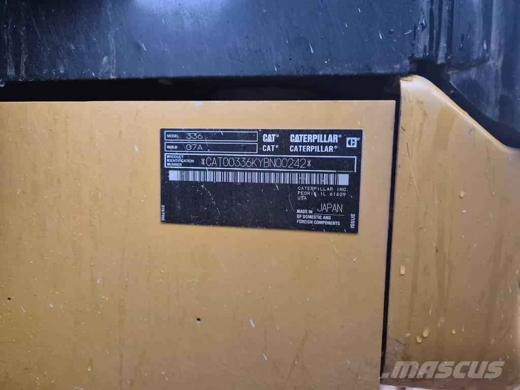 CAT 336 Lánctalpas kotrók