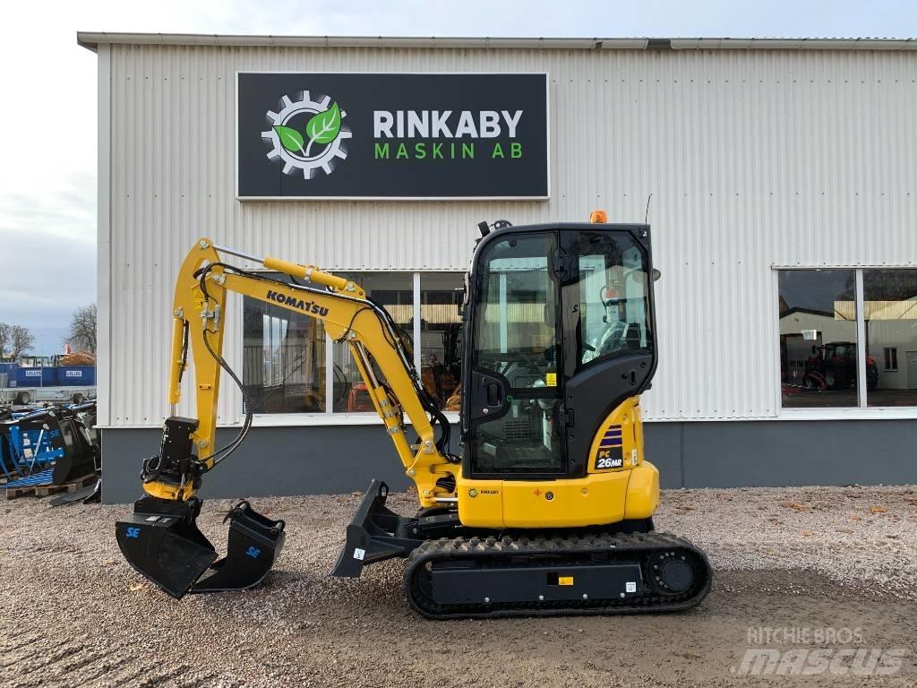 Komatsu PC26 MR-5 Mini kotrók < 7t