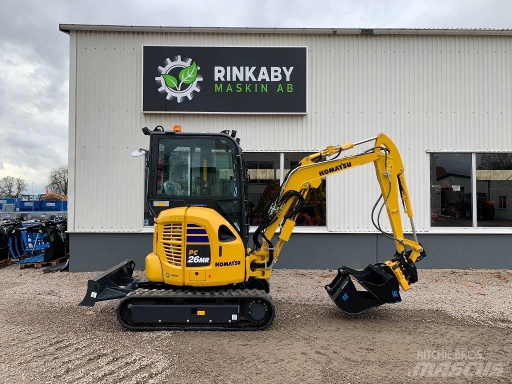 Komatsu PC26 MR-5 Mini kotrók < 7t