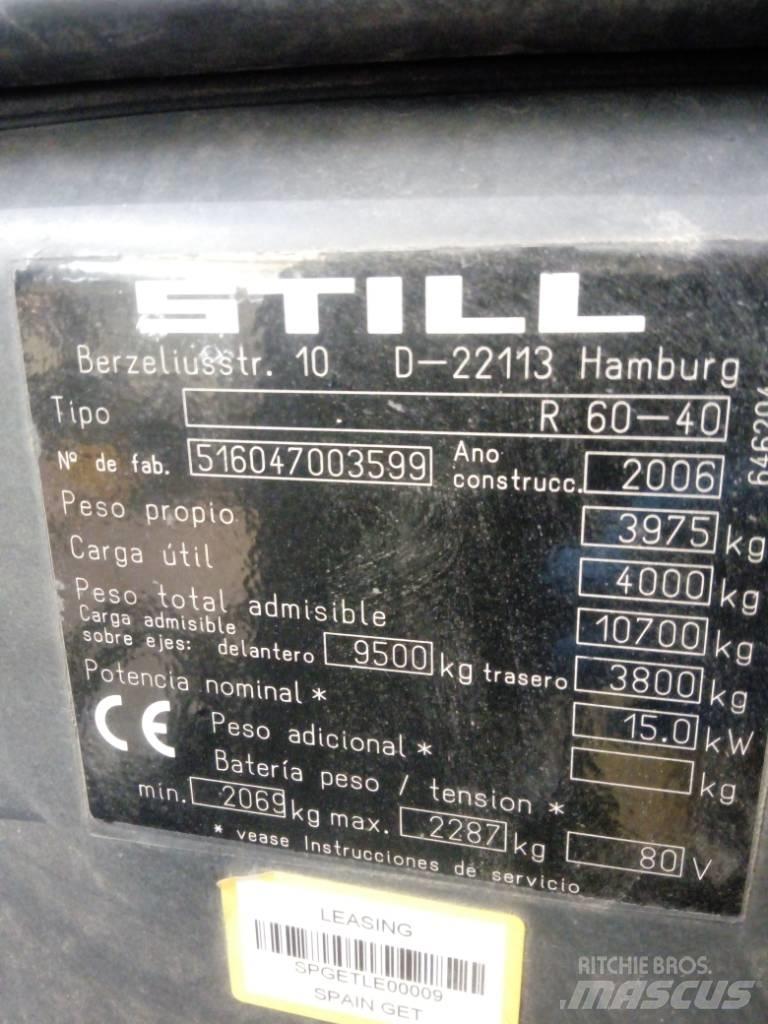 Still R 60-40 Elektromos targoncák