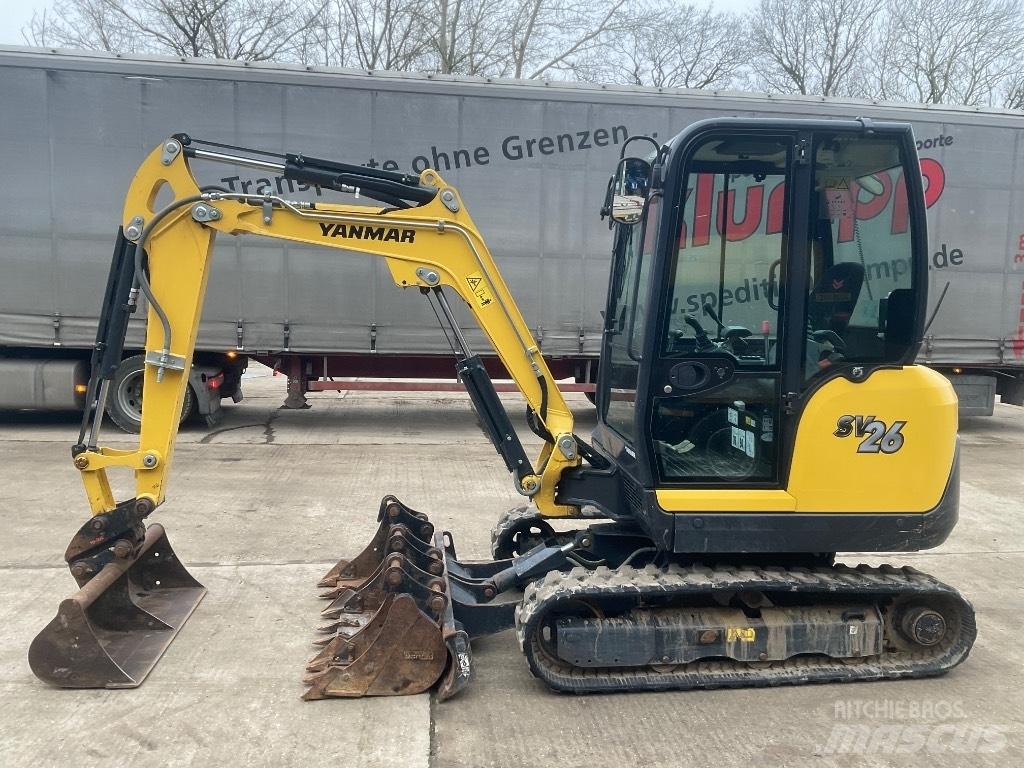 Yanmar SV 26 Mini kotrók < 7t