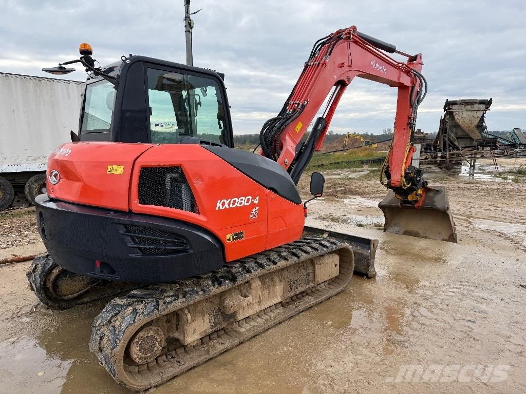 Kubota KX 080-4 Mini kotrók < 7t