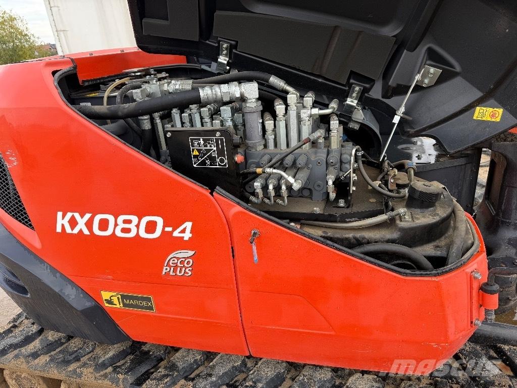 Kubota KX 080-4 Mini kotrók < 7t