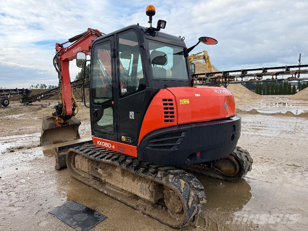 Kubota KX 080-4 Mini kotrók < 7t