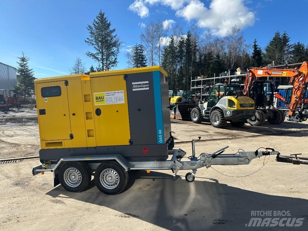 Atlas Copco QAS 60 Dízel áramfejlesztők