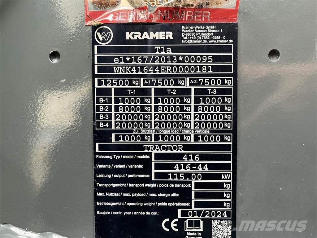 Kramer KT557 Teleszkópos mezőgazdasági rakodók