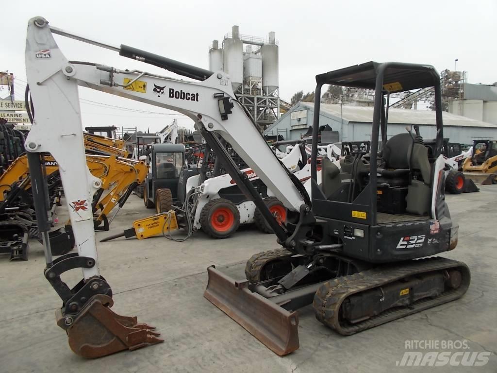 Bobcat E32i Mini kotrók < 7t