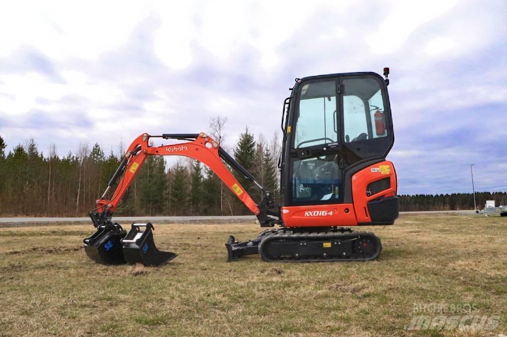 Kubota KX016-4 Mini kotrók < 7t