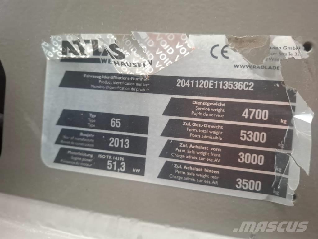 Atlas 65 Gumikerekes homlokrakodók