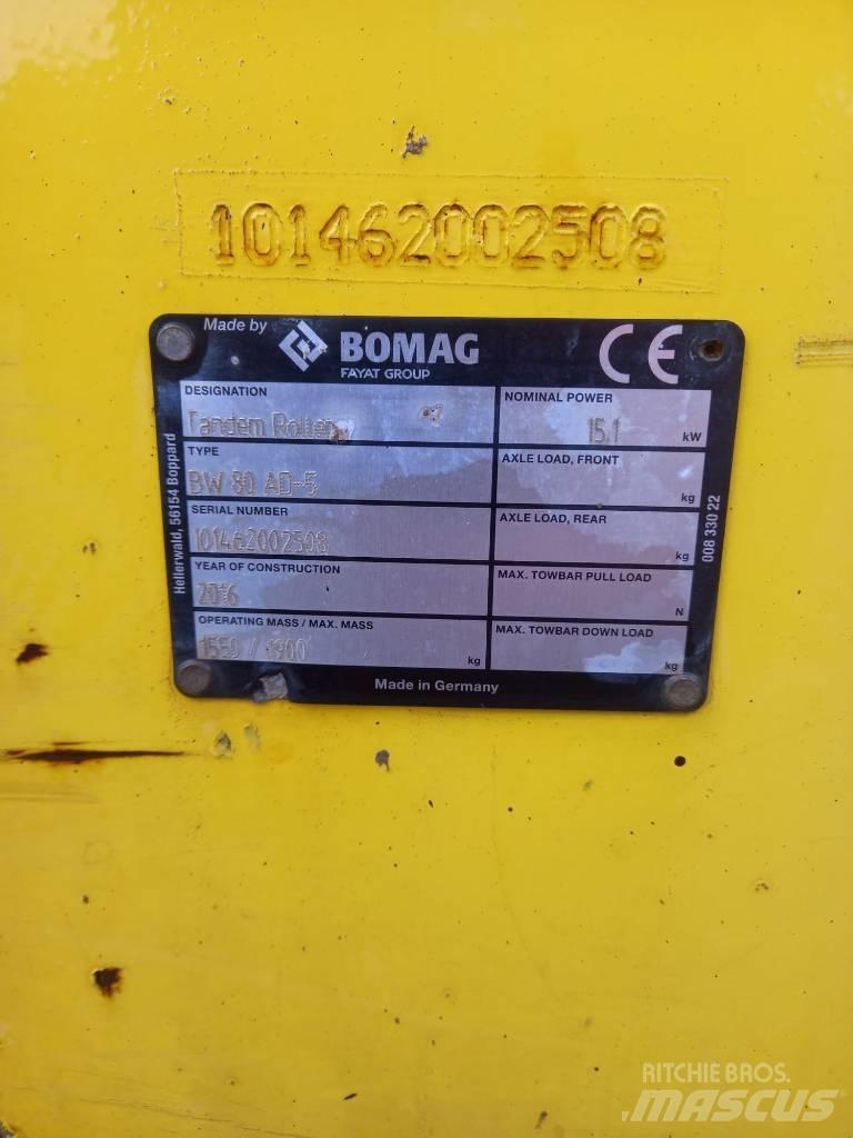 Bomag BW 80 AD-5 Ikerdobos hengerek