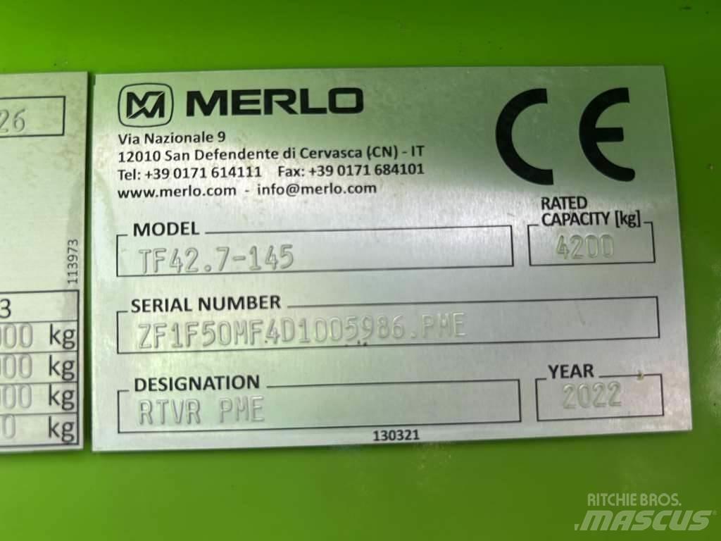 Merlo TF42.7-145 Teleszkópos rakodók