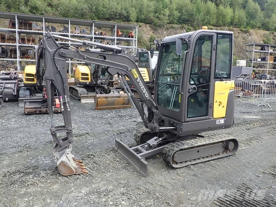 Volvo EC 20 D Mini kotrók < 7t