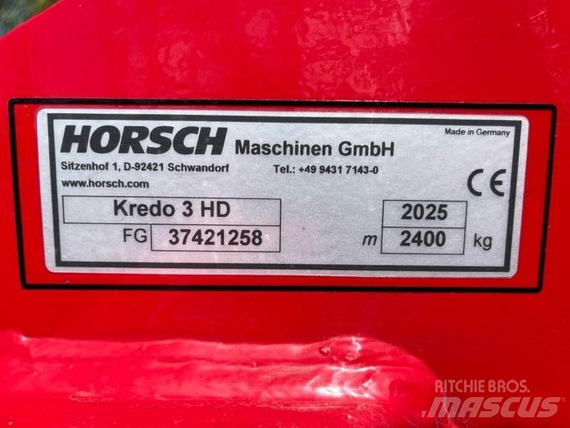 Horsch Kredo 3 HD Kardánhajtású ekék és Forgó-boronák