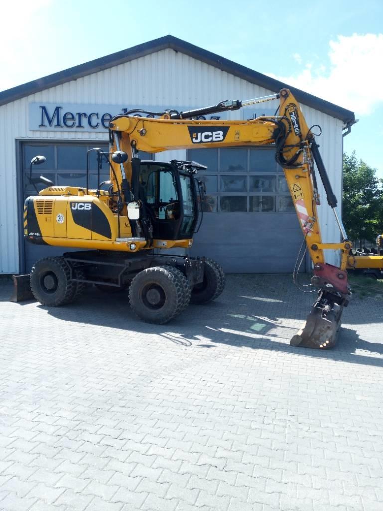 JCB JS 145 W Gumikerekes kotrók