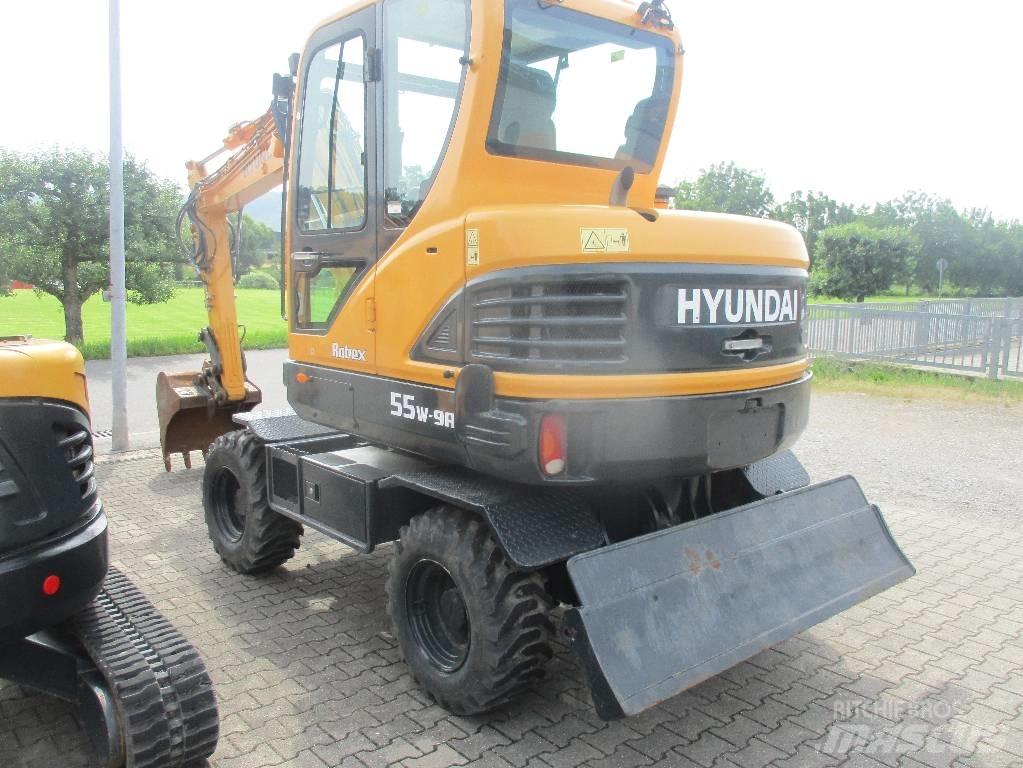 Hyundai Robex 55W-9 Gumikerekes kotrók