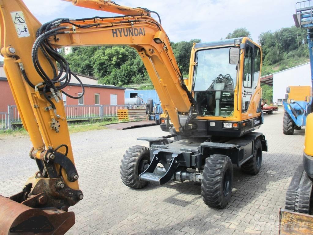 Hyundai Robex 55W-9 Gumikerekes kotrók