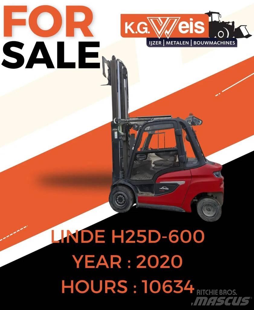 Linde H25D-600 Dízel targoncák