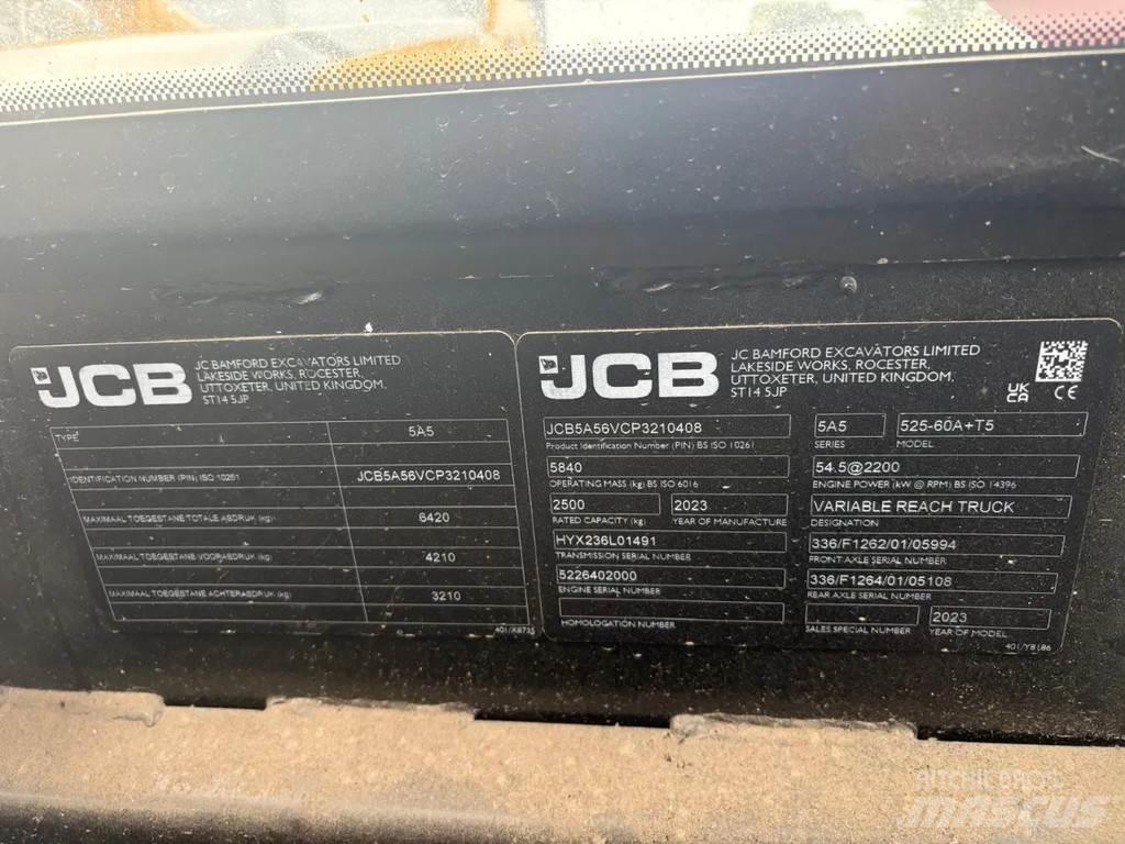 JCB 525.60 Teleszkópos mezőgazdasági rakodók