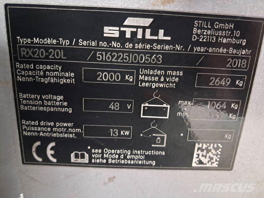 Still RX20-20L Elektromos targoncák