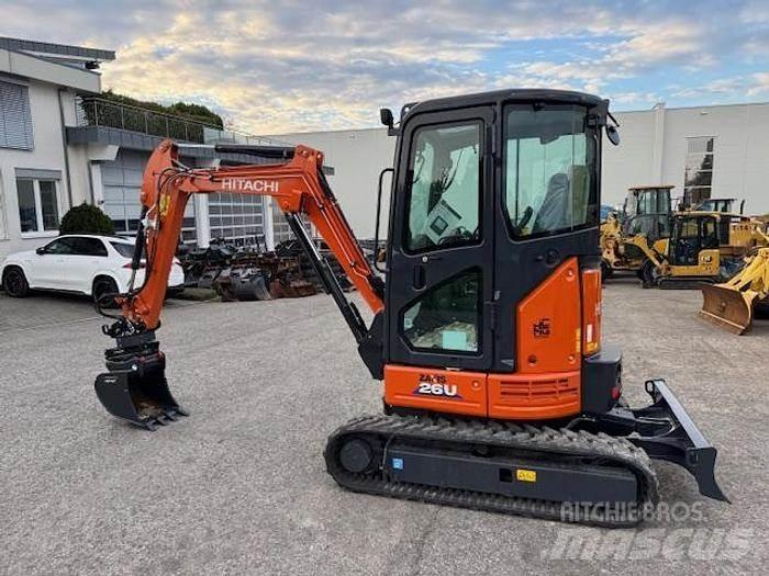Hitachi ZX26 U-6 Mini kotrók < 7t