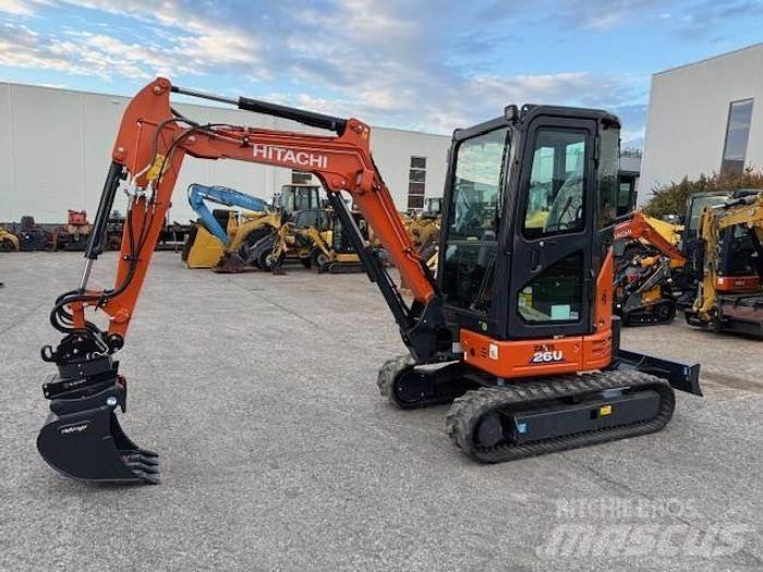 Hitachi ZX26 U-6 Mini kotrók < 7t