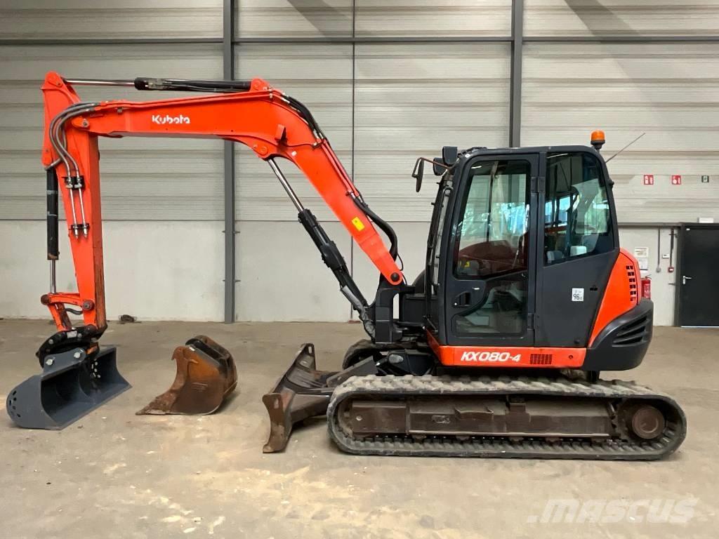 Kubota KX 080-4 Közepes (midi) kotrók 7 t - 12 t