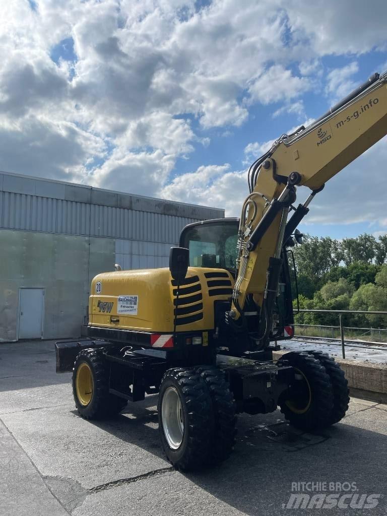 Yanmar B 95 W Gumikerekes kotrók