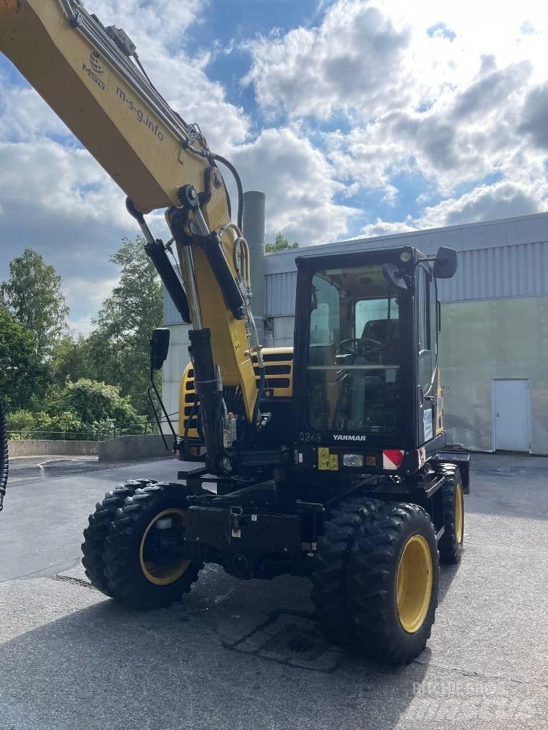 Yanmar B 95 W Gumikerekes kotrók