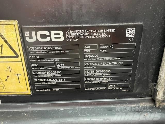 JCB 540-140 Teleszkópos rakodók