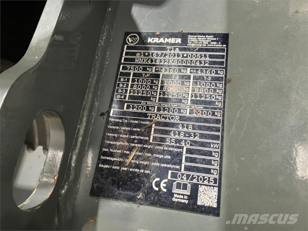 Kramer KT276 Teleszkópos mezőgazdasági rakodók