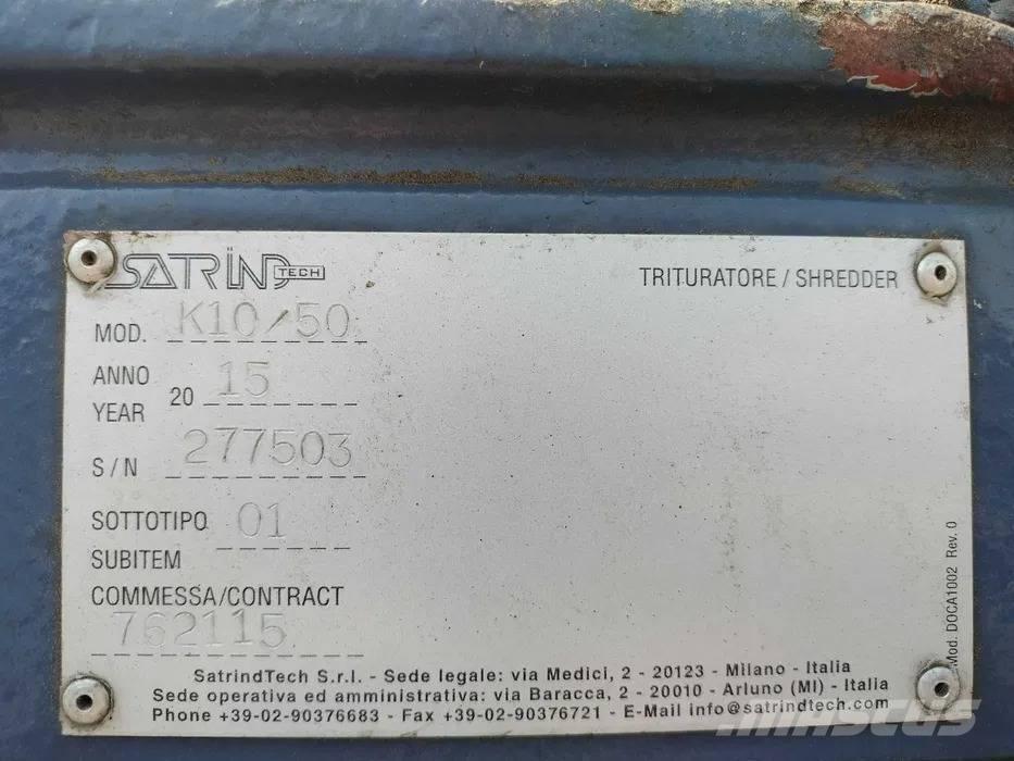 Satrind K10/50 Irat megsemmisítők