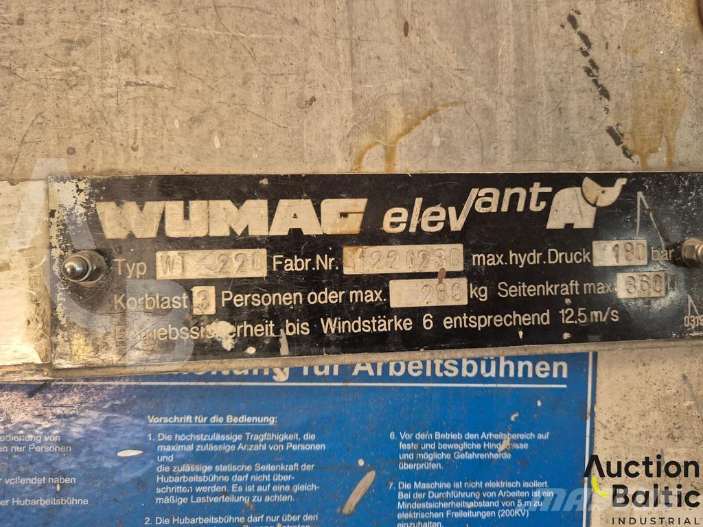 MAN 8.163 Teherautóra szerelt emelők és állványok