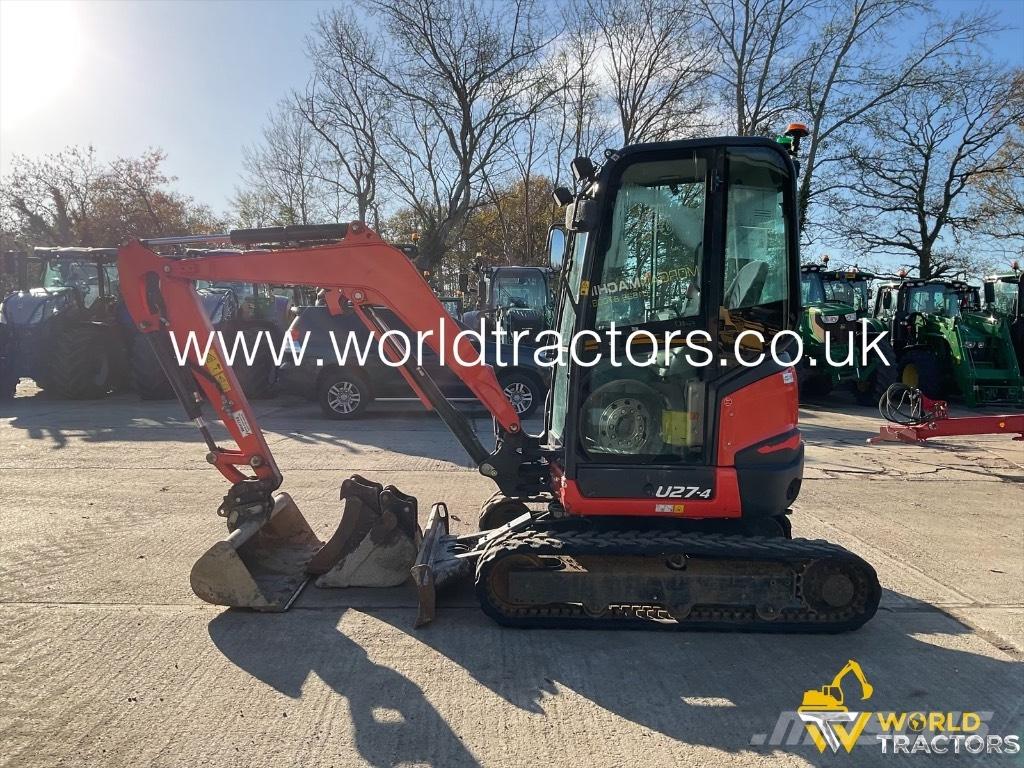 Kubota U 27-4 Mini kotrók < 7t
