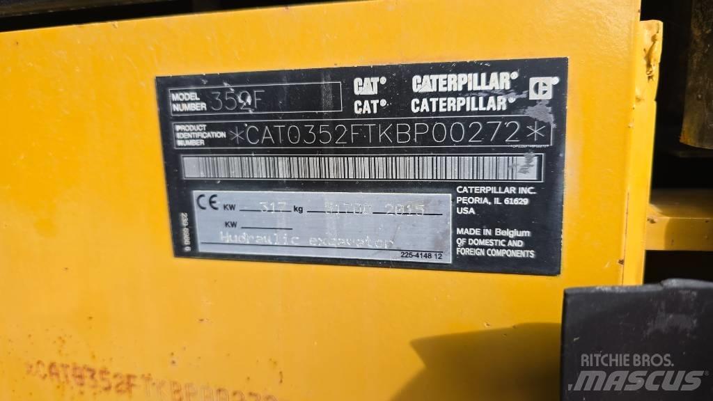CAT 352 F Lánctalpas kotrók